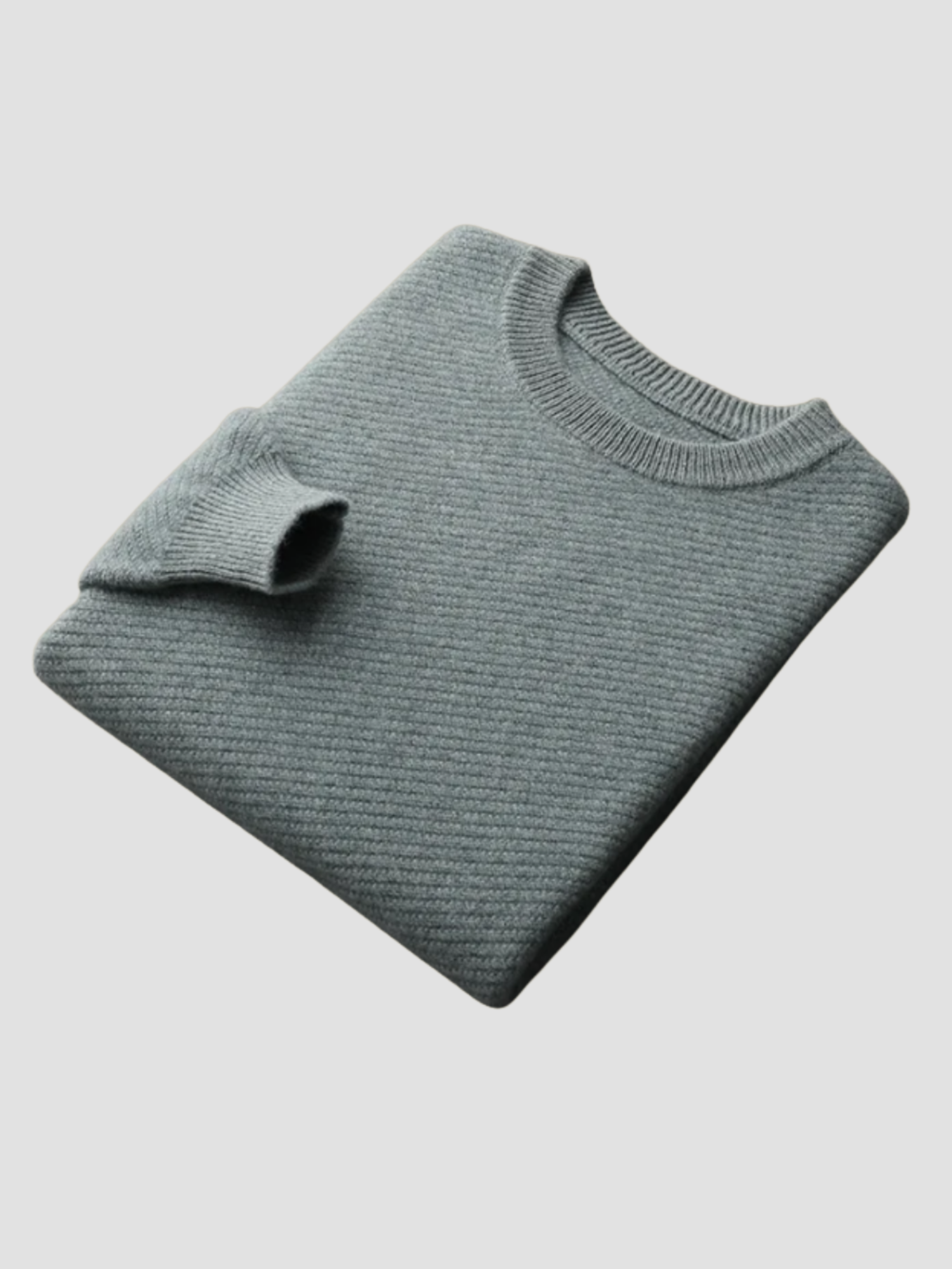 Herren Strick Pullover mit Rundhalsausschnitt aus Feinstrick 3