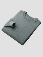 Herren Strick Pullover mit Rundhalsausschnitt aus Feinstrick 3