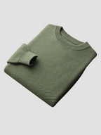 Herren Strick Pullover mit Rundhalsausschnitt aus Feinstrick 5