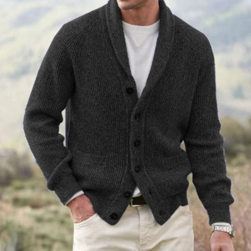 Herren Strickjacke - Klassischer Cardigan für Jeden Anlass 1