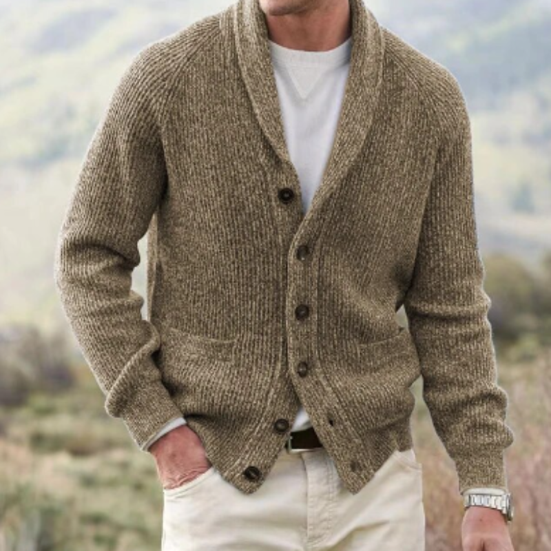 Herren Strickjacke - Klassischer Cardigan für Jeden Anlass 3
