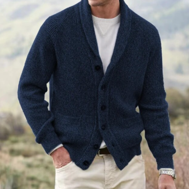 Herren Strickjacke - Klassischer Cardigan für Jeden Anlass 4