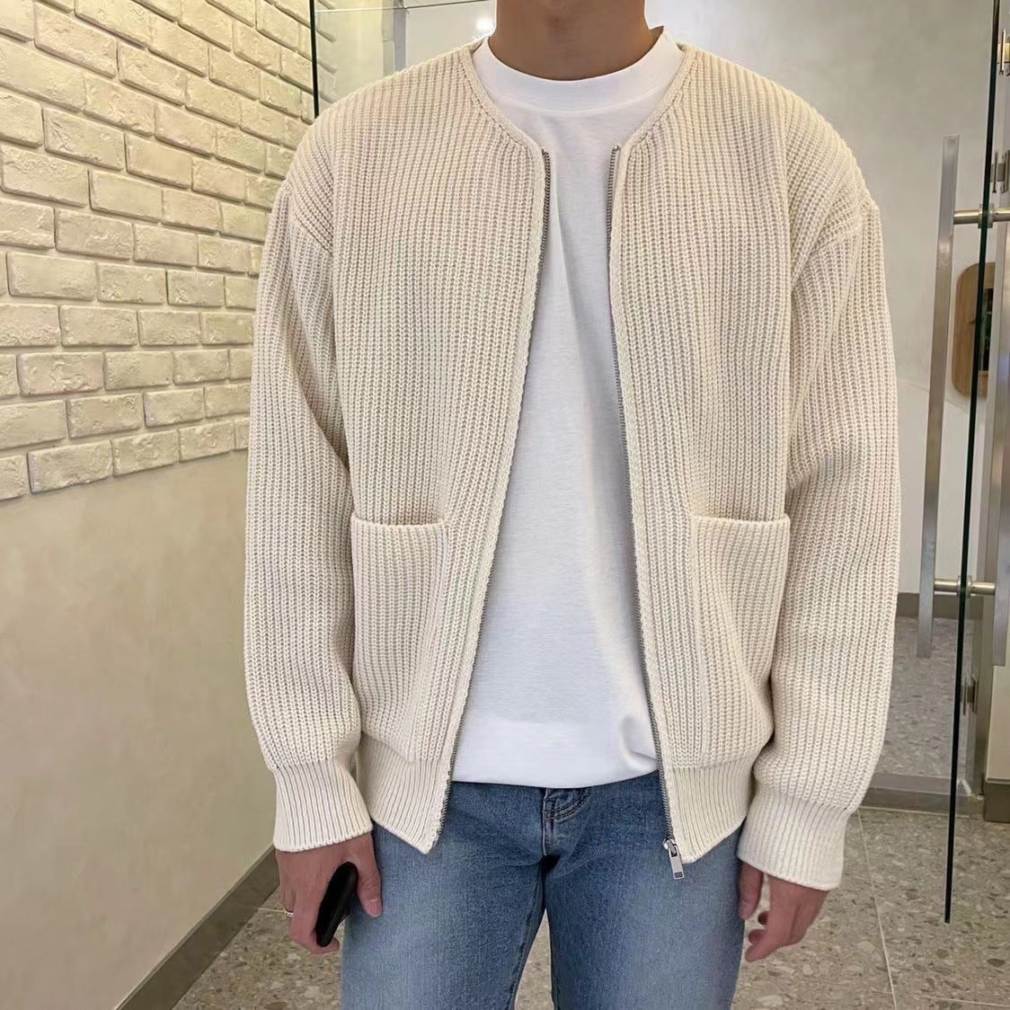 Herren Strickjacke Modern - Stilvolle Cardigan für Herren 0