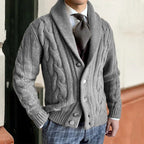 Herren Strickjacke aus Grobem Strick für Winter 1
