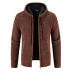 Herren Strickjacke mit Fleece-Futter 10