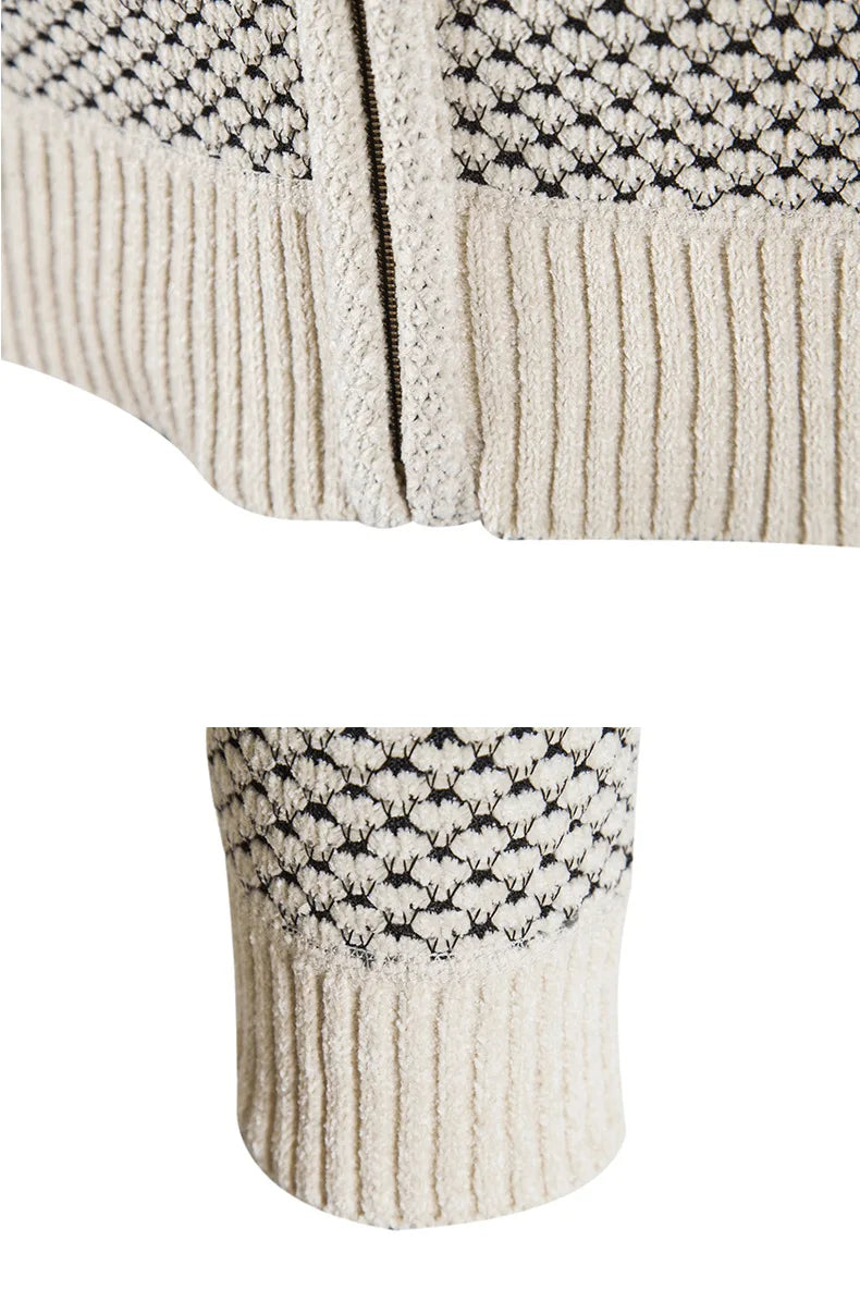 Herren Strickjacke mit Fleece-Futter 4