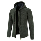 Herren Strickjacke mit Fleece-Futter 8