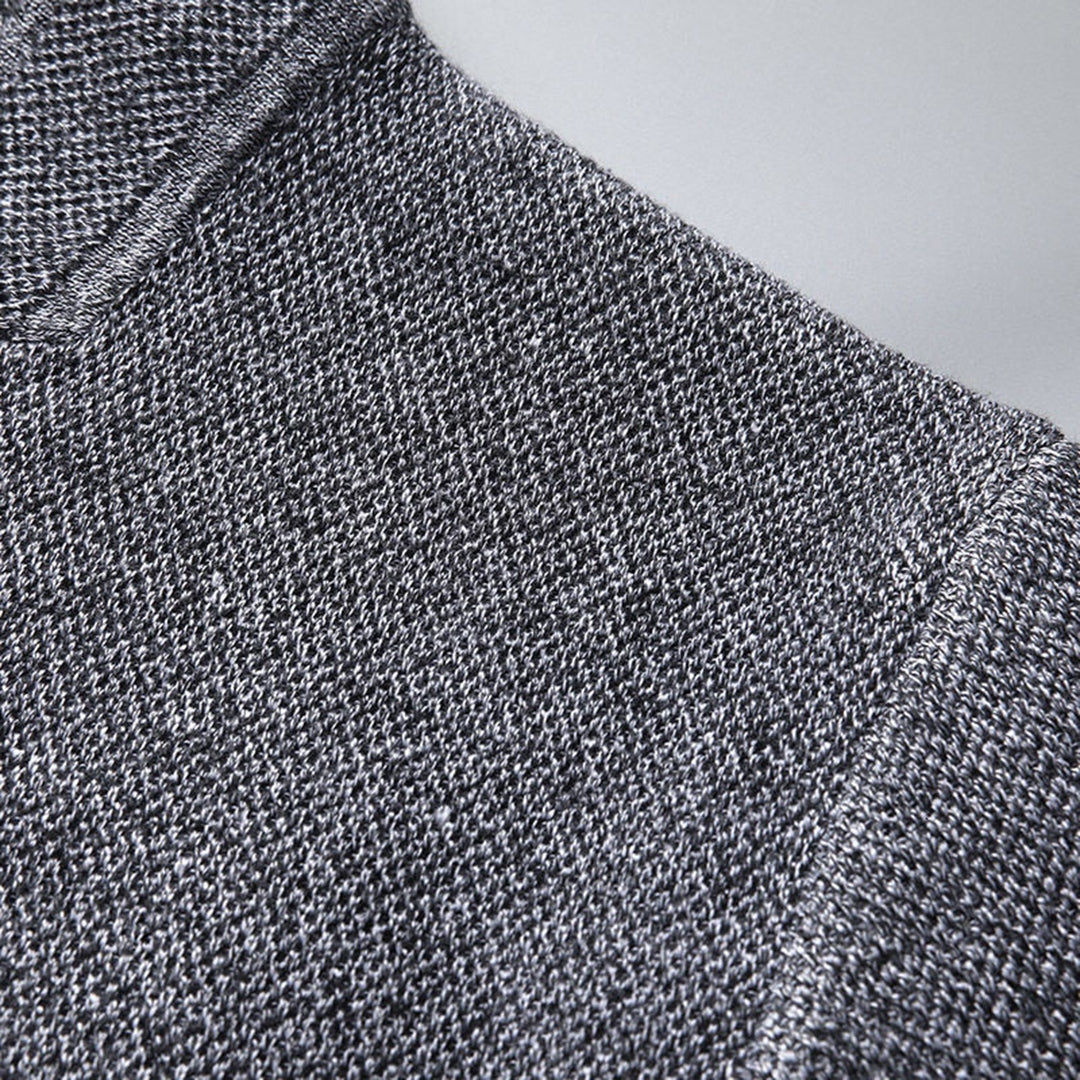 Herren Strickjacke mit Hohem Kragen - Moderne Herren Cardigan 2