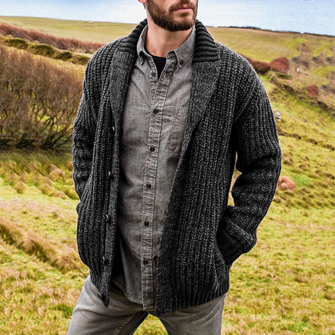 Herren Strickjacke mit Knopfverschluss 5