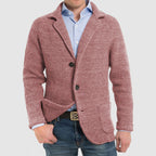 Herren Strickjacke mit Knoten und Knöpfen, Stilvolle Cardigan 7