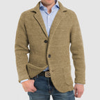 Herren Strickjacke mit Knoten und Knöpfen, Stilvolle Cardigan 9