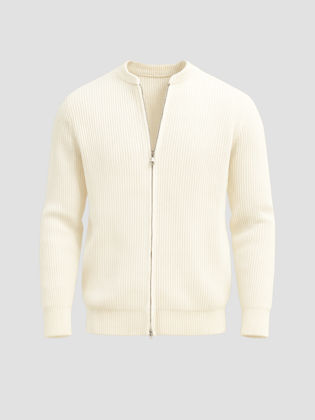 Herren Strickjacke mit Reißverschluss 0