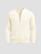 Herren Strickjacke mit Reißverschluss 0