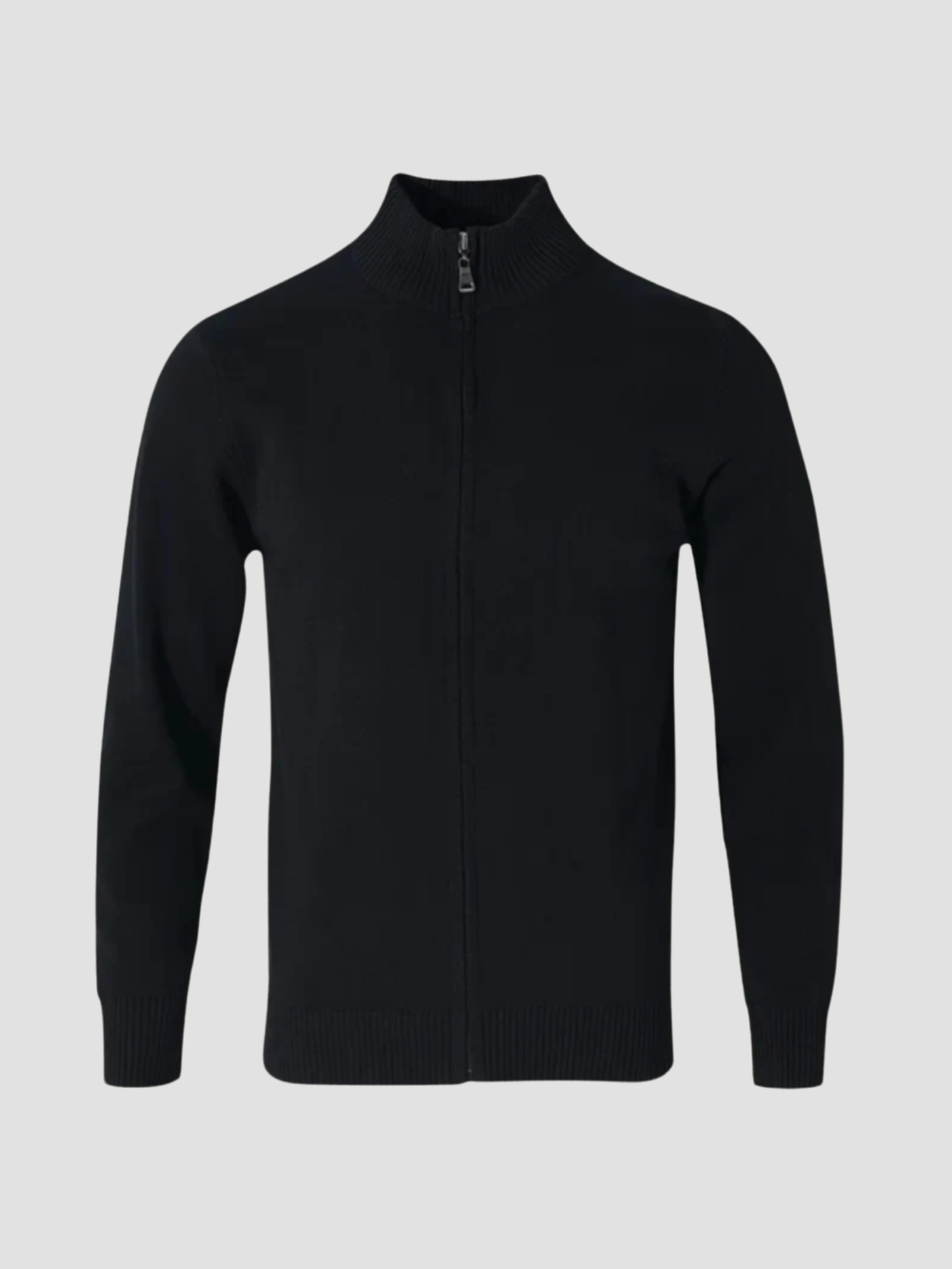 Herren Strickjacke mit Reißverschluss 2