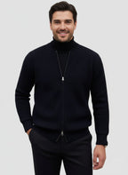 Herren Strickjacke mit Reißverschluss 3