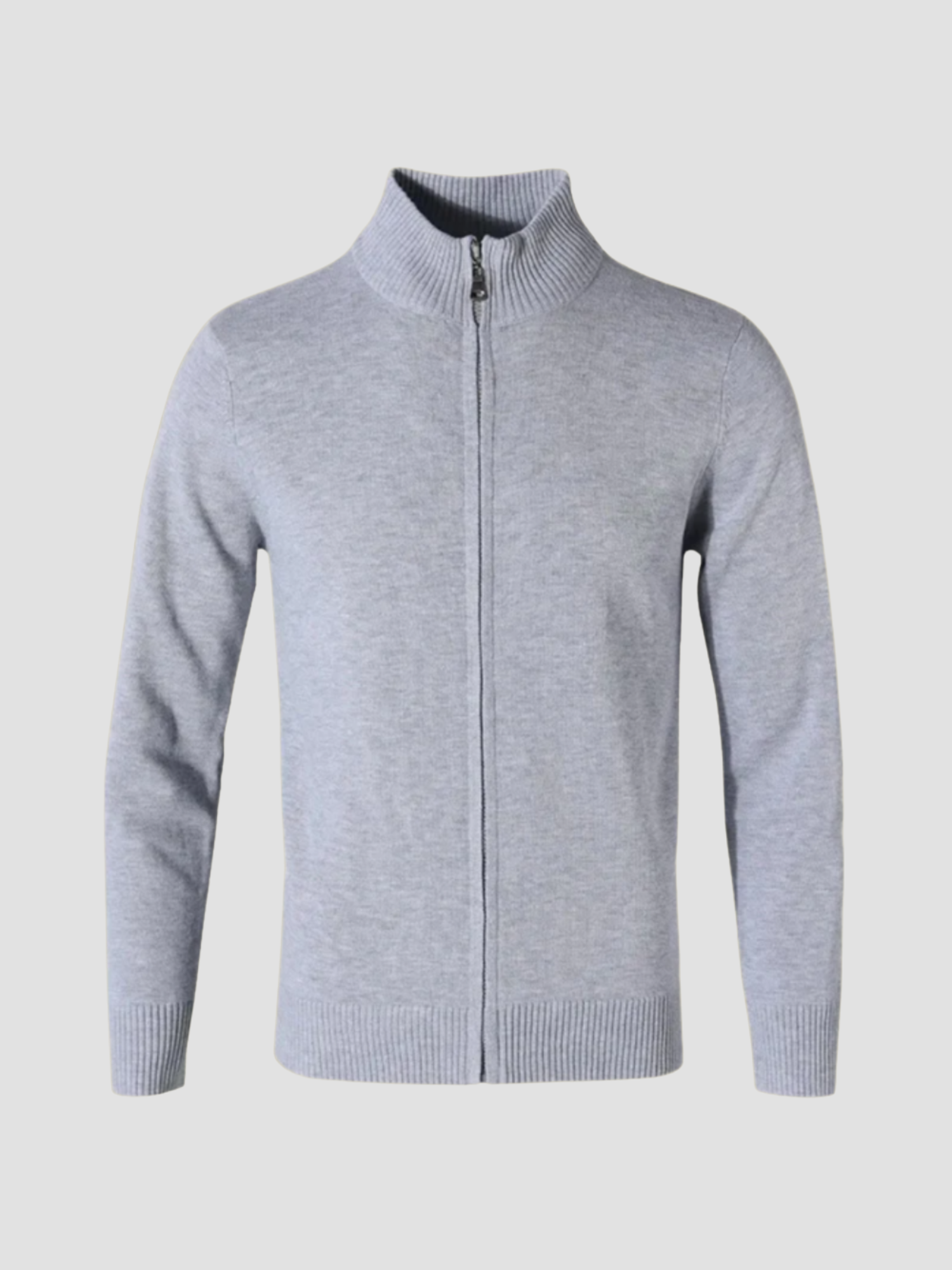 Herren Strickjacke mit Reißverschluss 4