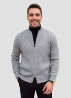 Herren Strickjacke mit Reißverschluss 5