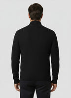 Herren Strickjacke mit Reißverschluss und Stehkragen 2