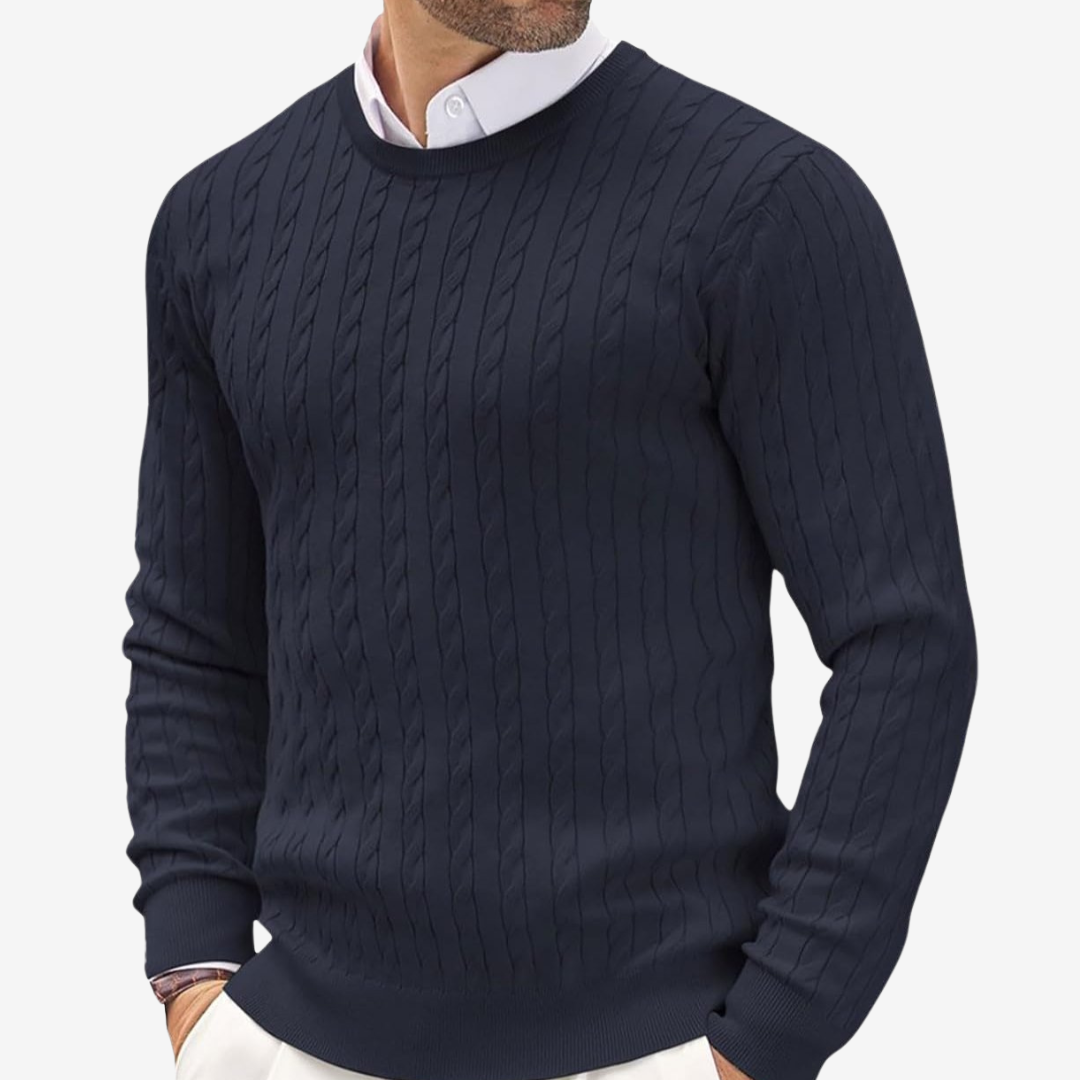 Herren Strickpullover aus Hochwertiger Wolle im Zeitlosen Design 0