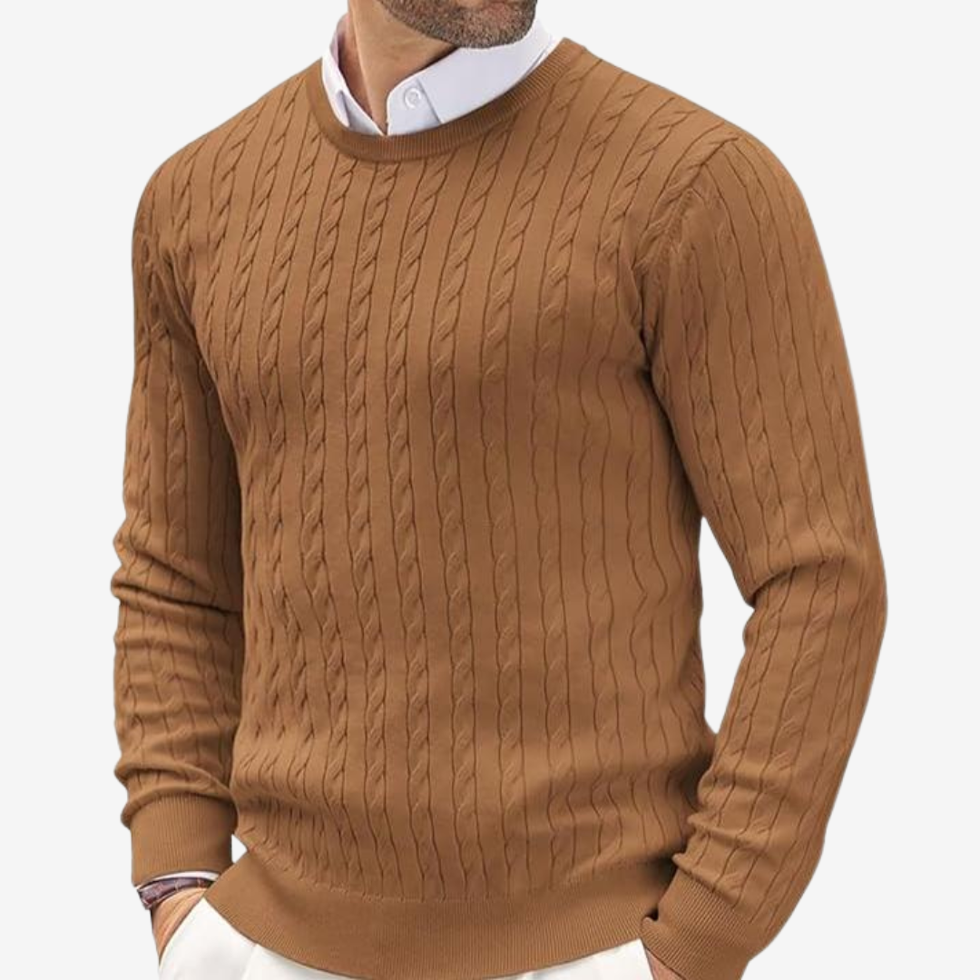 Herren Strickpullover aus Hochwertiger Wolle im Zeitlosen Design 5