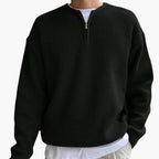 Herren Strickpullover mit Halbzip und langen Ärmeln 6