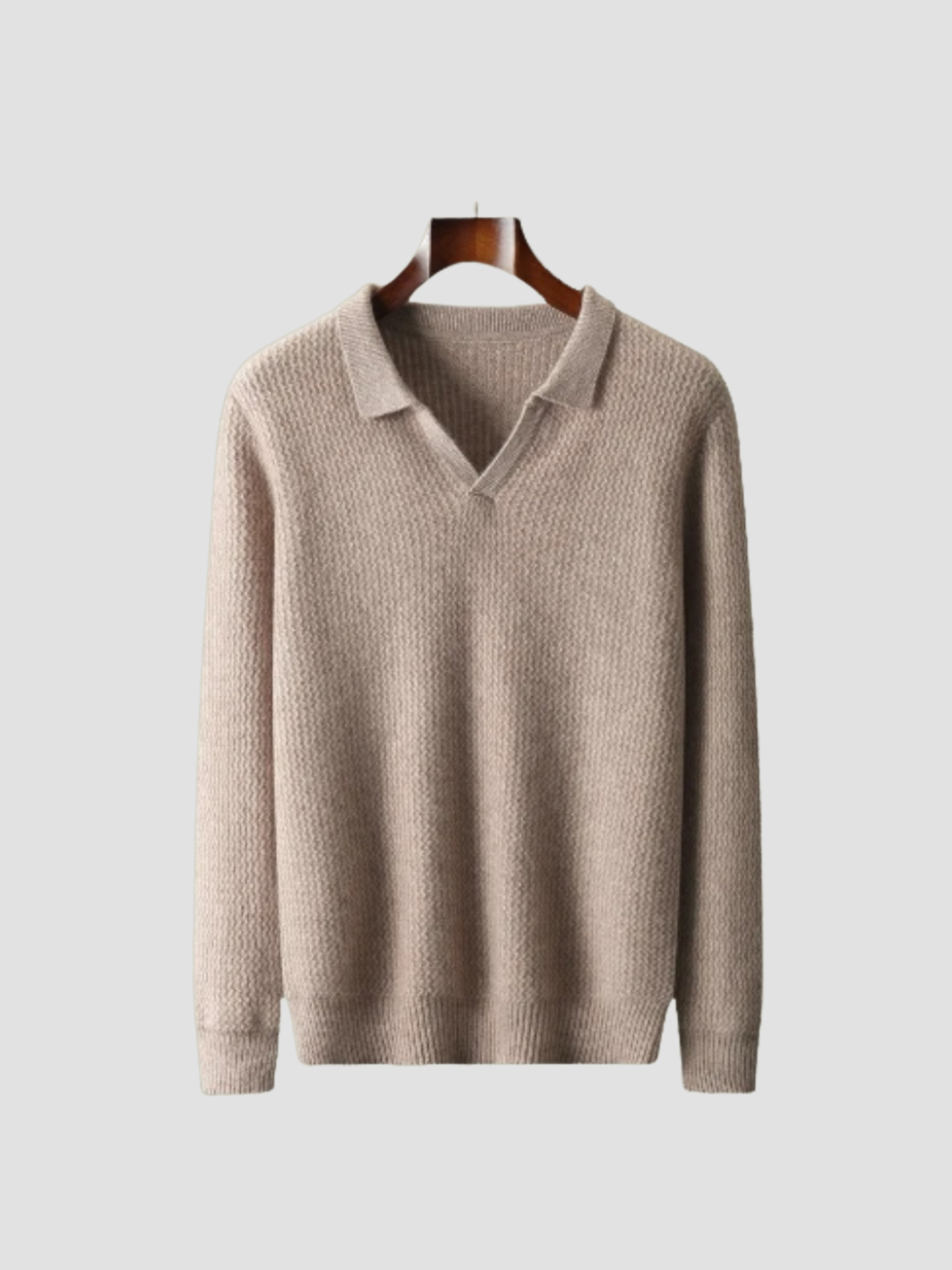 Herren Strickpullover mit Polokragen für die Übergangszeit 0