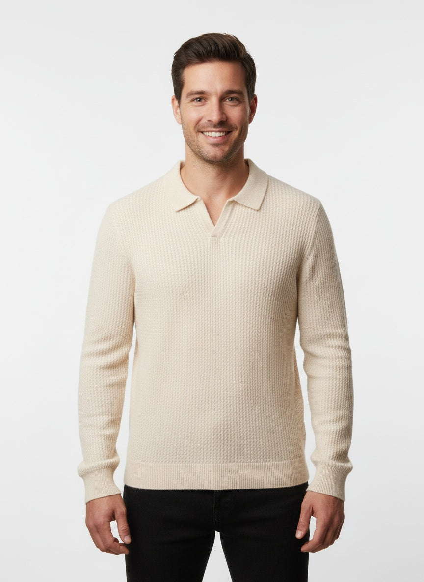 Herren Strickpullover mit Polokragen für die Übergangszeit 4