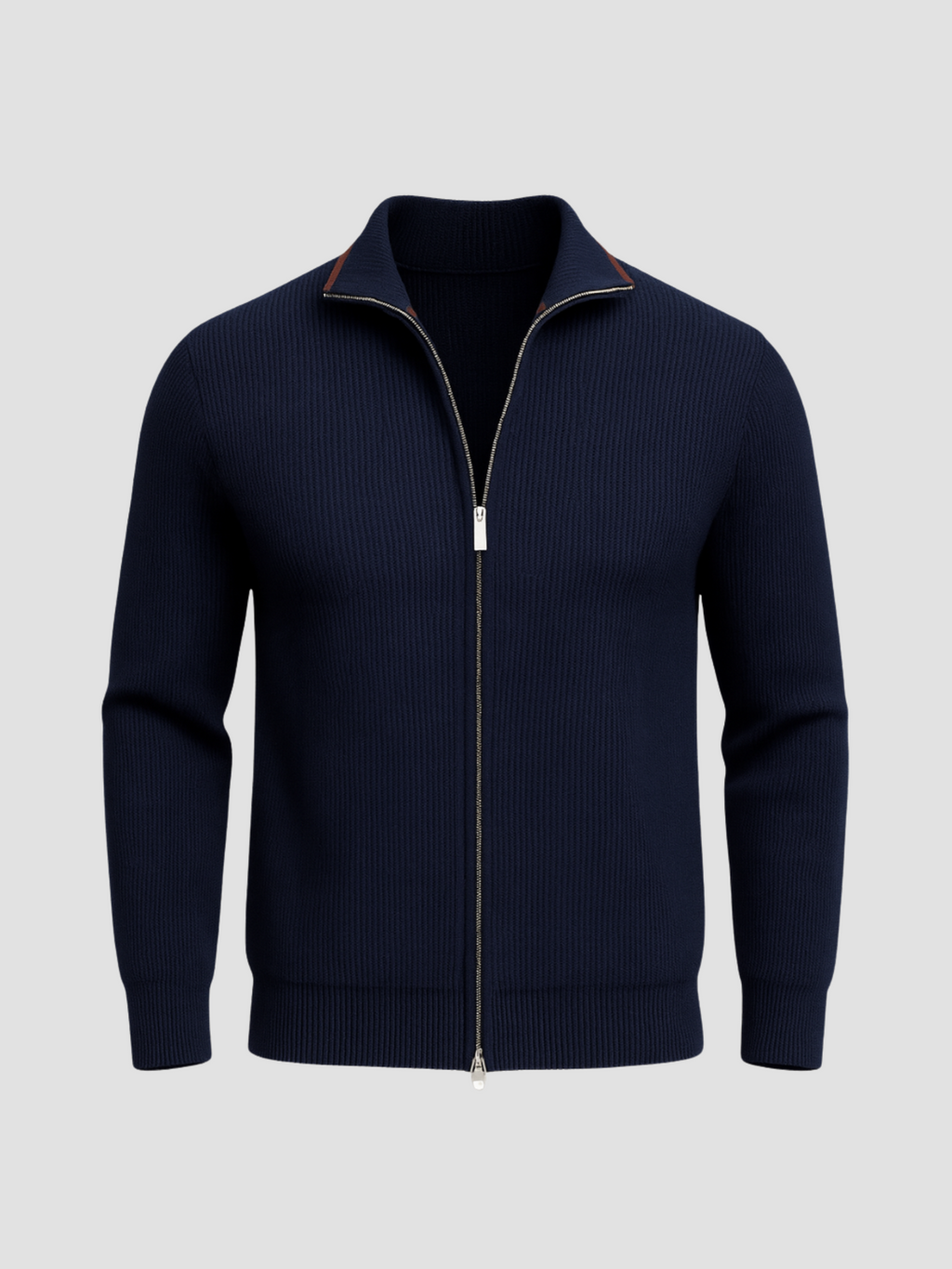 Herren Strickweste mit Reißverschluss und Modernem Design 2
