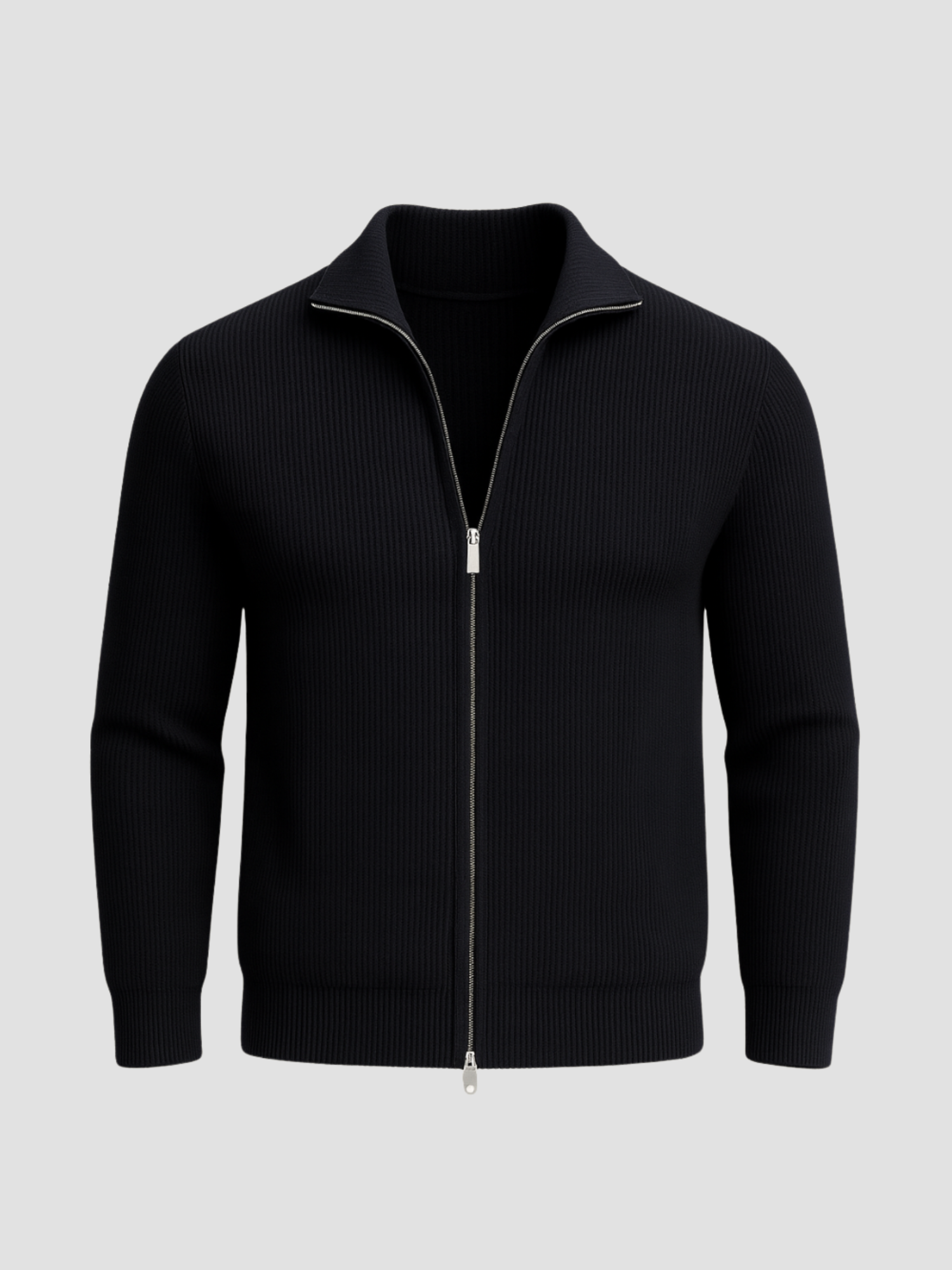 Herren Strickweste mit Reißverschluss und Modernem Design 5