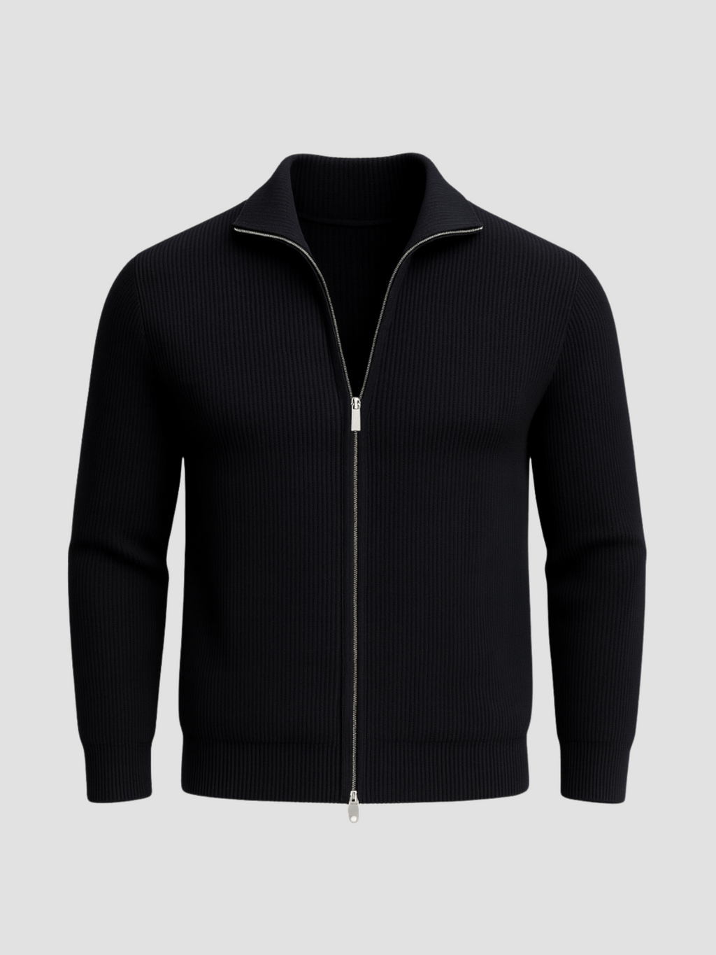 Herren Strickweste mit Reißverschluss und Modernem Design 5