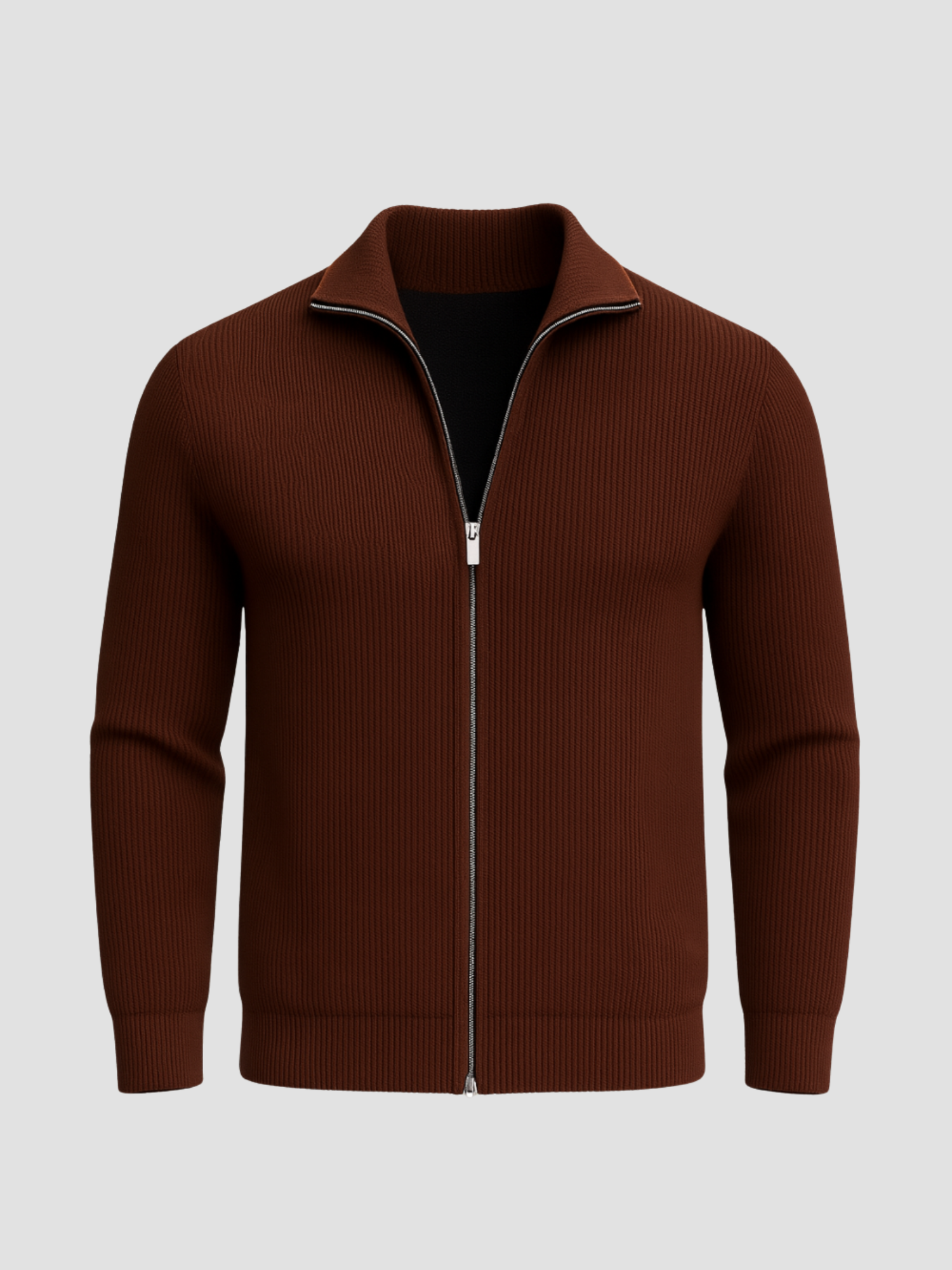 Herren Strickweste mit Reißverschluss und Modernem Design 7