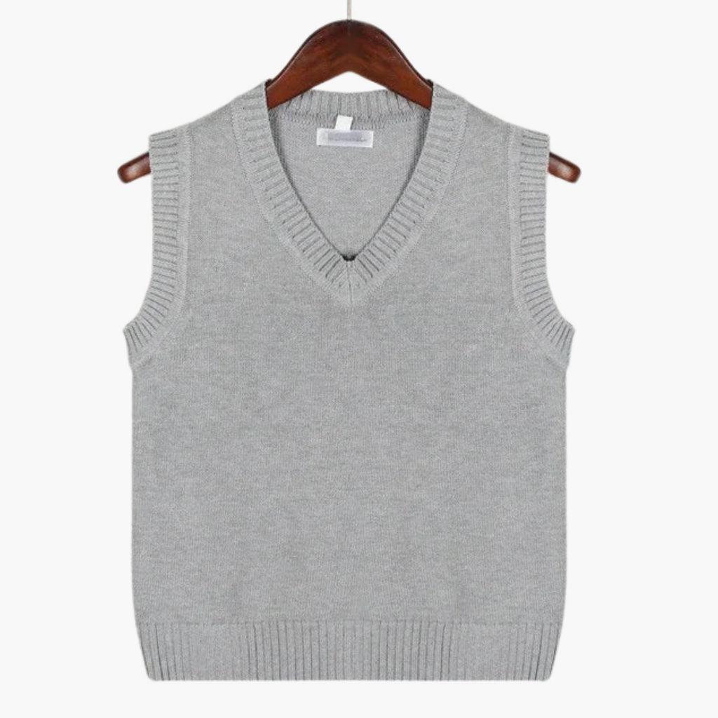 Herren Strickweste mit V-Ausschnitt für eleganten Stil 3