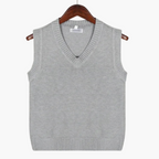 Herren Strickweste mit V-Ausschnitt für eleganten Stil 3