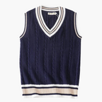 Herren Strickweste mit V-Ausschnitt für eleganten Stil 4