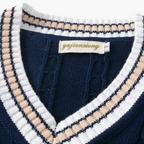 Herren Strickweste mit V-Ausschnitt für eleganten Stil 5