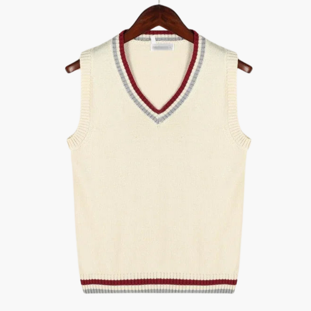 Herren Strickweste mit V-Ausschnitt für eleganten Stil 7