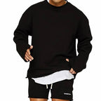 Herren Sweatshirt Crew Neck mit Entspannter Passform 2