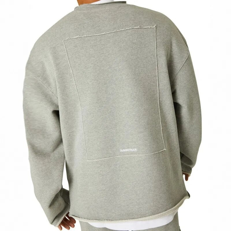 Herren Sweatshirt Crew Neck mit Entspannter Passform 7