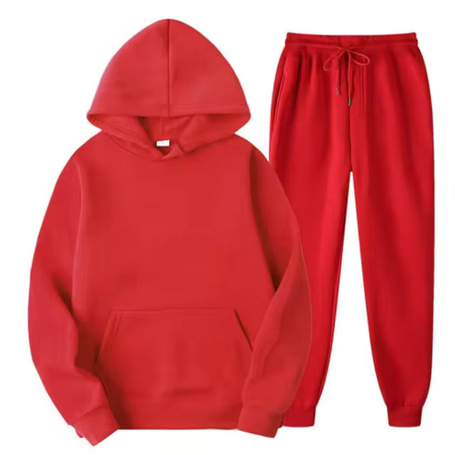 Herren Trainingsanzug Set mit Kapuze 4