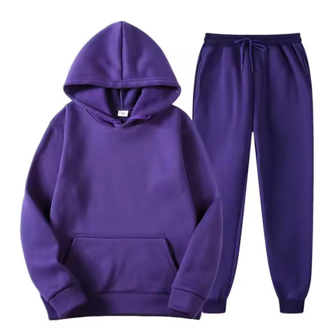 Herren Trainingsanzug Set mit Kapuze 8