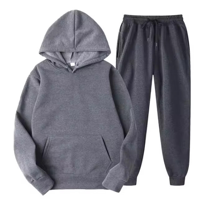 Herren Trainingsanzug Set mit Kapuze 9