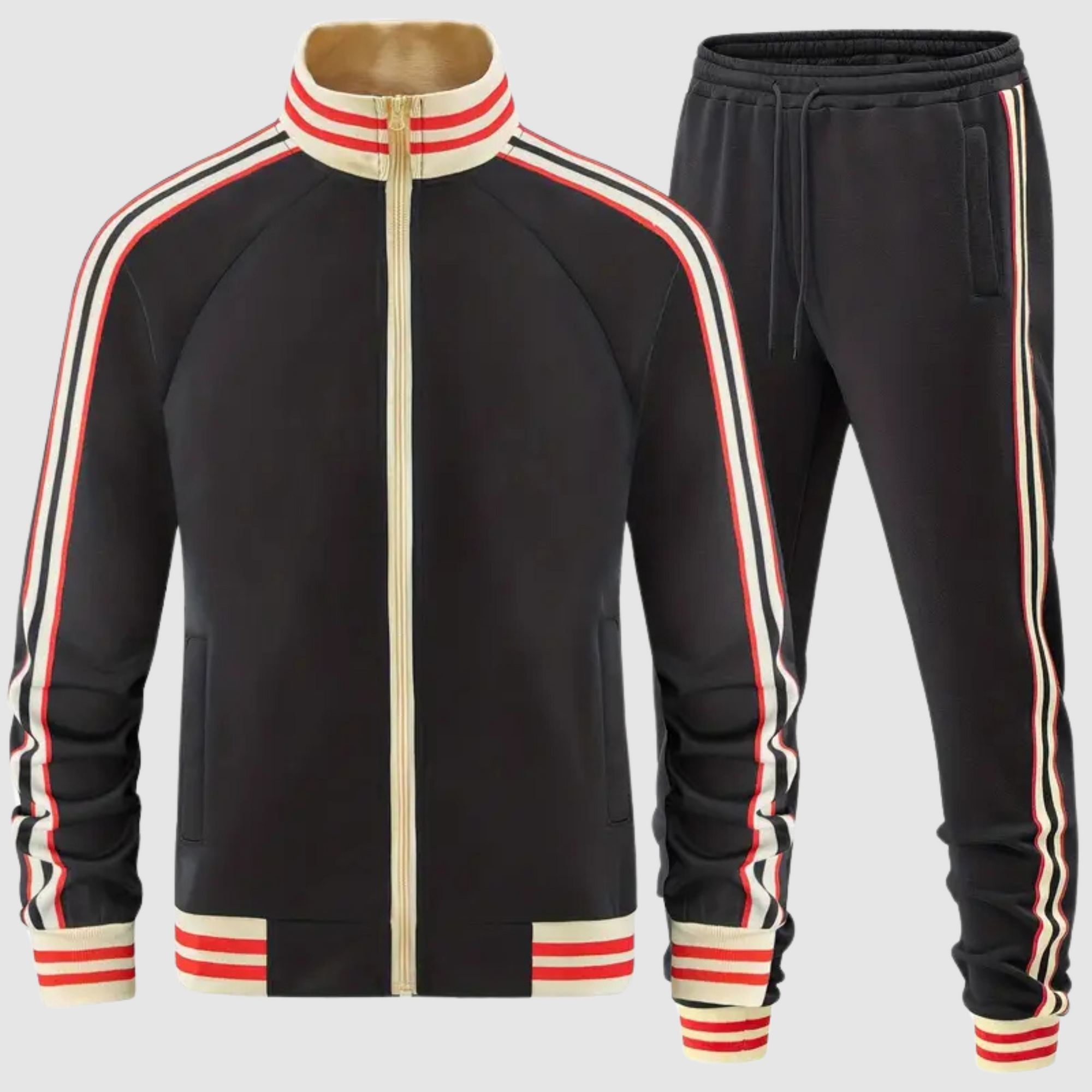 Herren Trainingsanzug mit Streifen 0