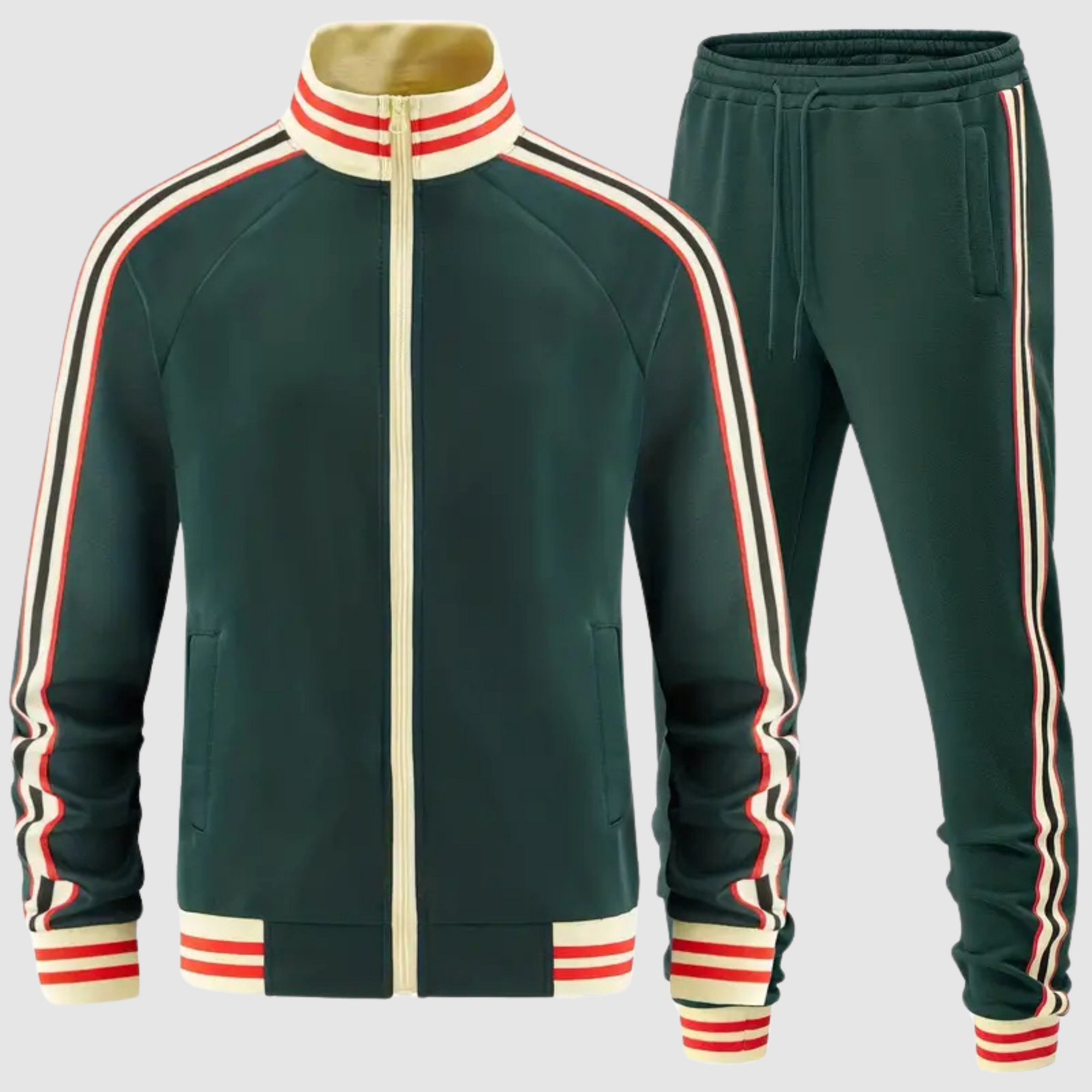 Herren Trainingsanzug mit Streifen 1