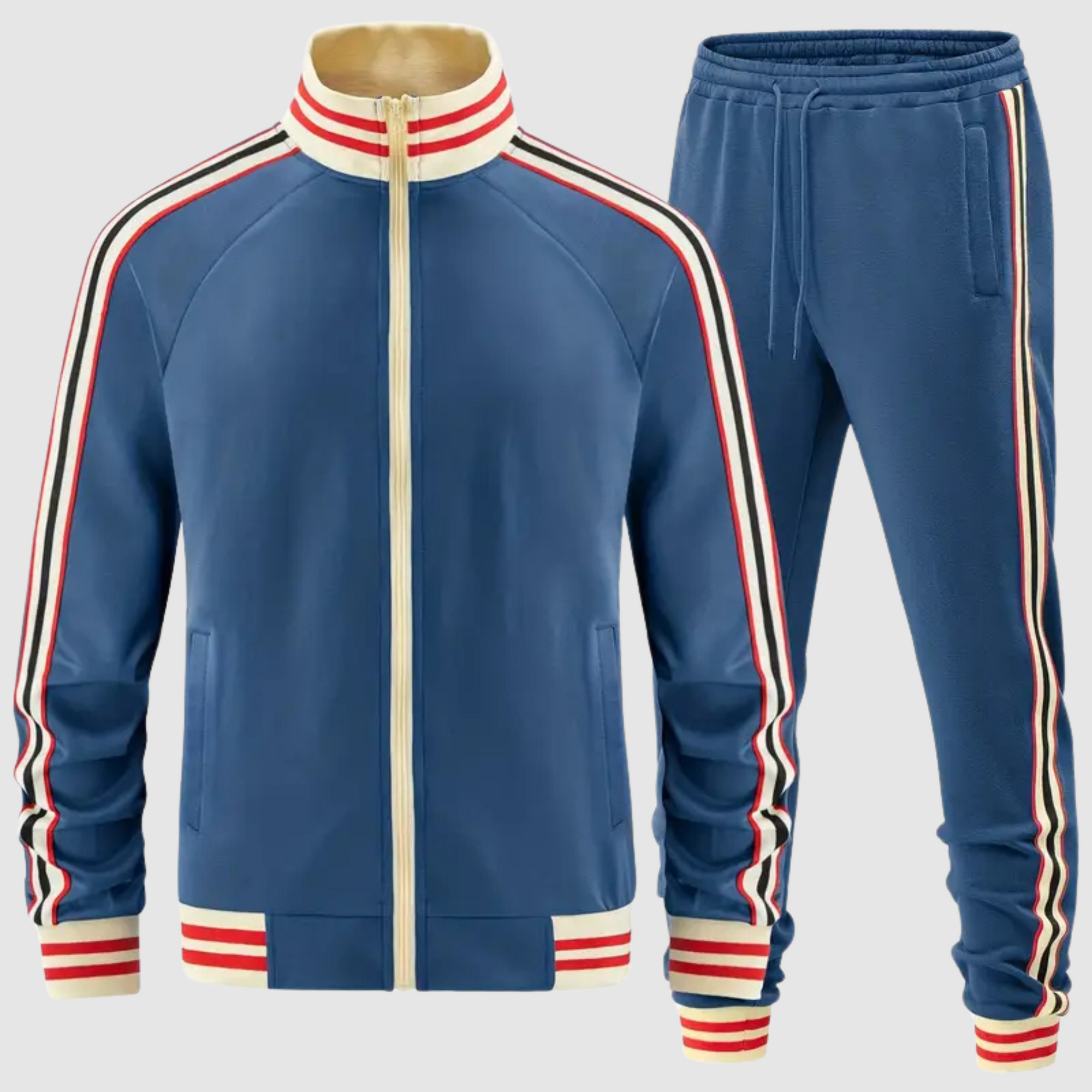 Herren Trainingsanzug mit Streifen 2