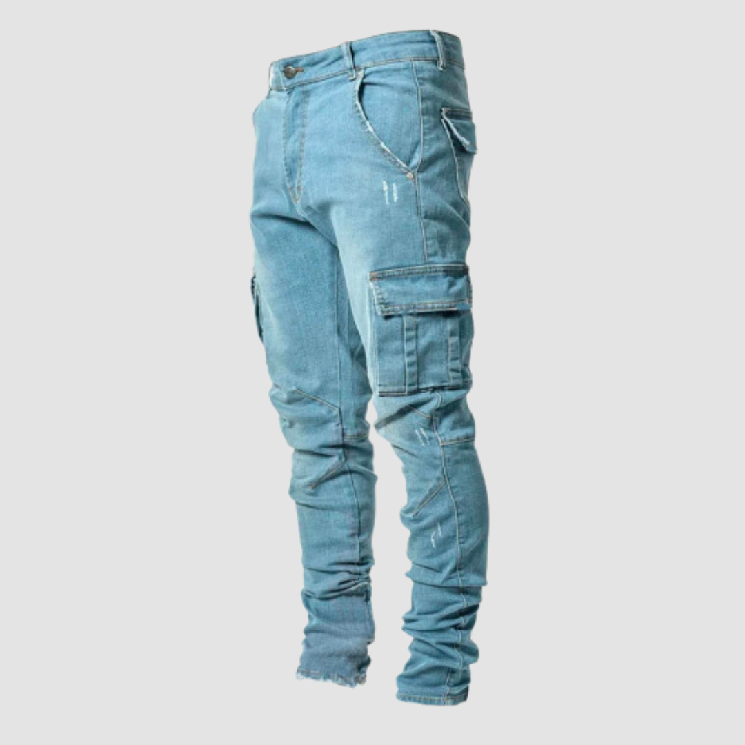 Herren Ultra-Stretch Cargo Hosen mit Praktischen Taschen 3