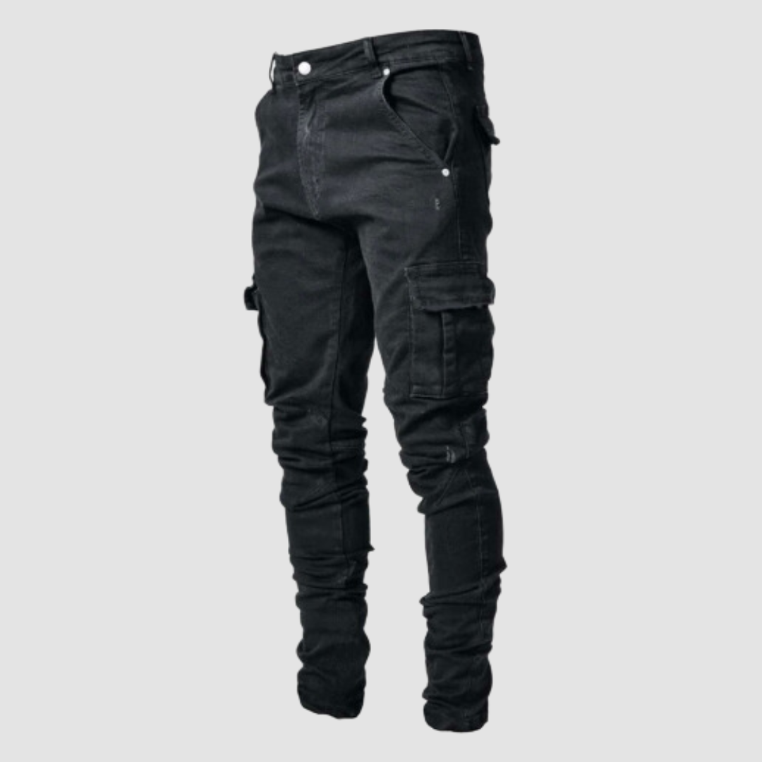 Herren Ultra-Stretch Cargo Hosen mit Praktischen Taschen 5