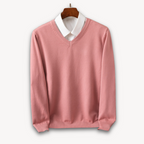 Herren V-Ausschnitt Pullover aus feiner Wollmischung 10