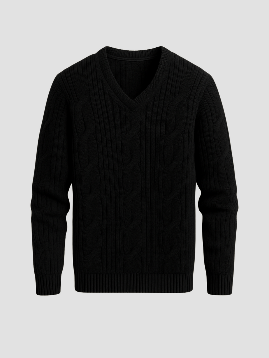 Herren V-Strick-Pullover im modernen Sportstil 5
