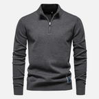 Herren Viertel-Zip Pullover für lässige Anlässe 0