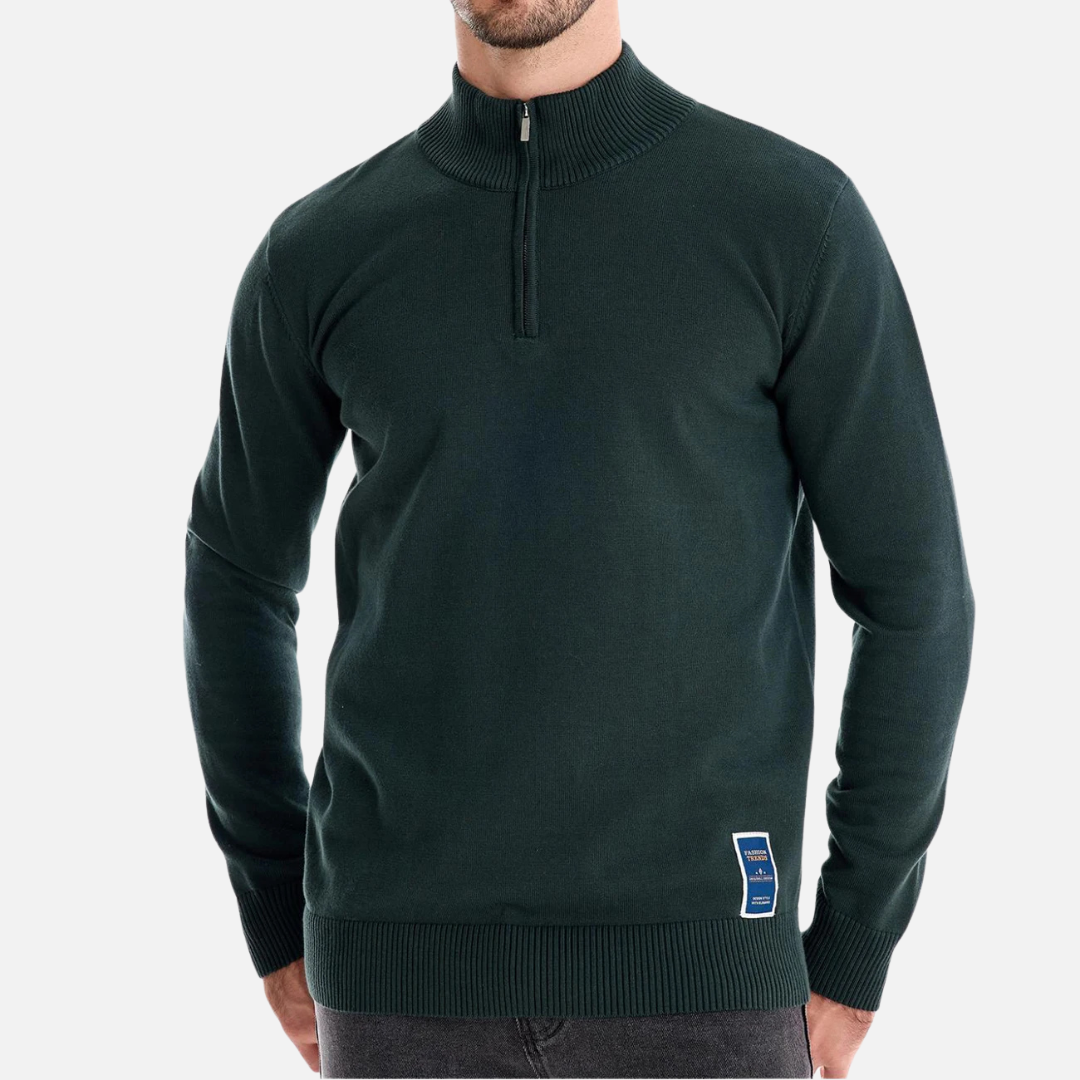 Herren Viertel-Zip Pullover für lässige Anlässe 5